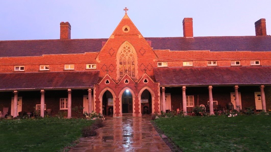 Fire over the College
