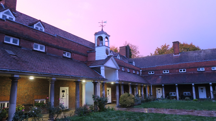 Fire over the College